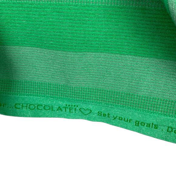 Lululemon Run Swiftly Tech Shirt T-shirt Short Sleeve Green Stripe Women's 12 - Picture 5 of 7